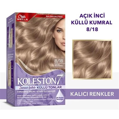 Koleston Supreme Küllü Tonlar Saç Boyası 8/18 Açık Inci Küllü Kumral