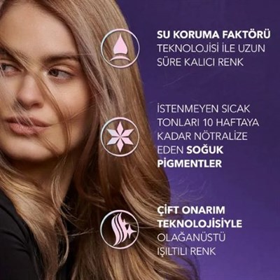 Küllü Tonlar Saç Boyası 7/1 Küllü Kumral