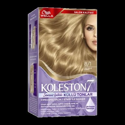 Küllü Tonlar Saç Boyası 8/1 Açık Küllü Kumral