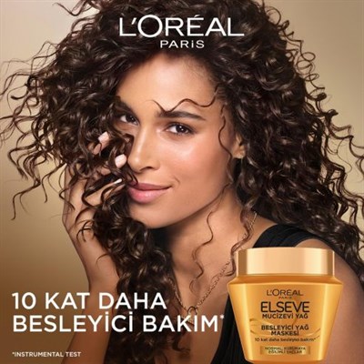 LOréal Paris Elseve Mucizevi Yağ Besleyici Saç Bakım Maskesi 300ml