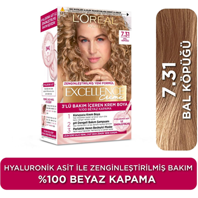 L'Oreal Paris Excellence Creme Saç Boyası - 7.31 Bal Köpüğü