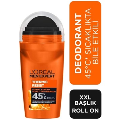 LOreal Paris Men Expert Thermic Resist Terleme Karşıtı Roll-On Deodorant 50 ml