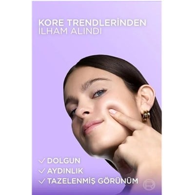 LOreal Paris Revitalift Glassy Skin Cam Cilt Görünümü Etkili Şeffaflaşan Işıltı & Nem Veren Hidrojel Yüz Maskesi
