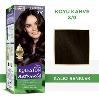 Naturals Saç Boyası 3/0 Koyu Kahve