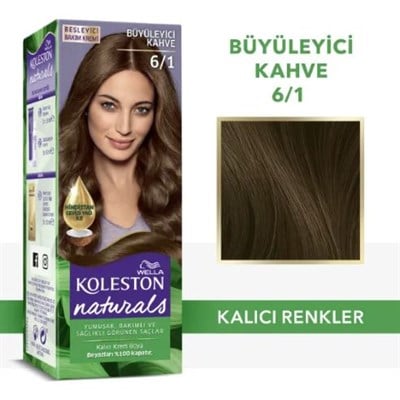 Naturals Saç Boyası 6/1 Büyüleyici Kahve