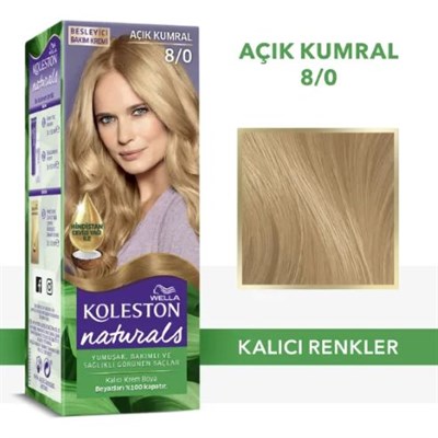 Naturals Saç Boyası 8/0 Açık Kumral