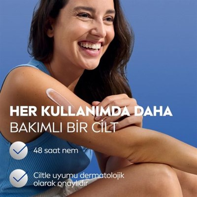 Nemlendirici El ve Vücut Bakım Kremi Pürüzsüzleştirici 400 ml, Kuru Ciltler,48 Saat Yoğun Nemlendirme,Shea Yağı