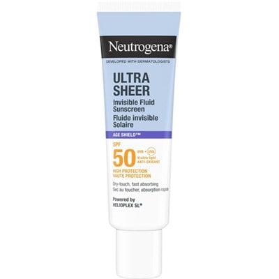 Neutrogena Ultra Sheer Age Shield Fluid SPF50 Yüz Güneş Koruyucu 50 ml