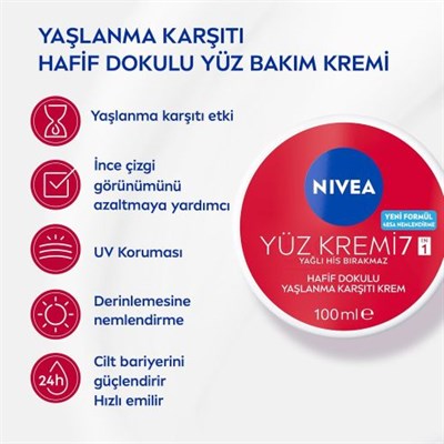 Nivea 7si1 Arada Yaşlanma Karşıtı Yüz Kremi