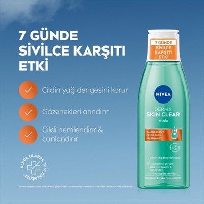 Nivea Derma Skin Clear Sivilce Karşıtı Tonik 200 ml