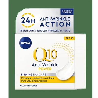 Nivea Q10 Power Kırışık Karşıtı Gündüz Bakım Kremi 50 ml + Gece Bakım Kremi 50 ml