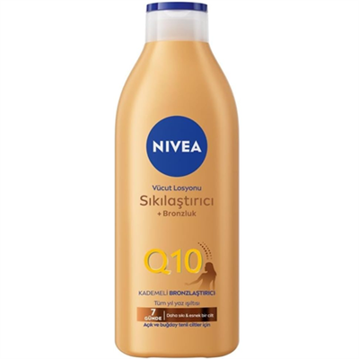NIVEA Q10 Sıkılaştırıcı Ve Kademeli Bronzlaştırıcı Vücut Losyonu 400ml