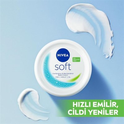Nivea Soft Krem Nemlendirici Bakım Kremi 200 ml