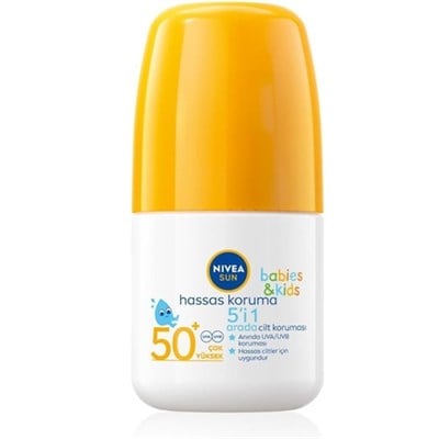 Nivea Sun Spf 50+ Bebek Ve Çocuk İçin Hassas Koruma Güneş Koruyucu Roll-On 50Ml