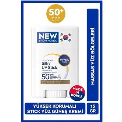 Nİvea Sun SPF50 Çok Yüksek Güneş Korumalı Kore Stick Yüz Güneş Kremi 15gr,