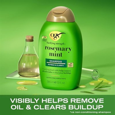 Ogx Rosemary Mint Arındırıcı 385 ml Sülfatsız Şampuan, Biberiye ve Nane Özlü