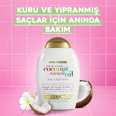 Ogx Yıpranma Karşıtı Sülfatsız Coconut Miracle Oil Şampuan 385 ml 