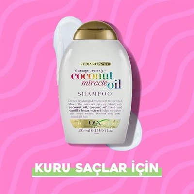 Ogx Yıpranma Karşıtı Sülfatsız Coconut Miracle Oil Şampuan 385 ml 