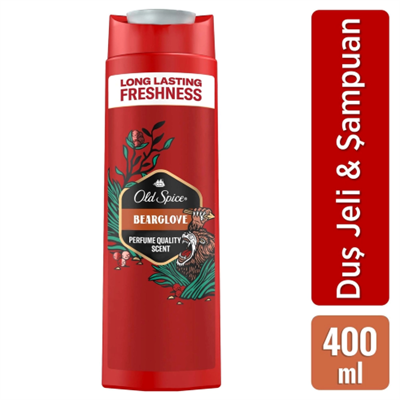Old Spice Bearglove Erkekler İçin Duş Jeli ve Şampuan 400 ml