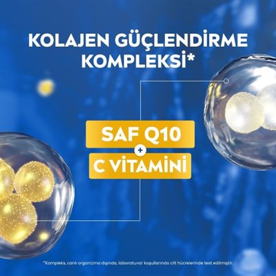 Q10 Sıkılaştırıcı Vücut Losyonu 250 ml,72 Saat Nemlendirici,7 Günde Sıkılaşma x 2 adet