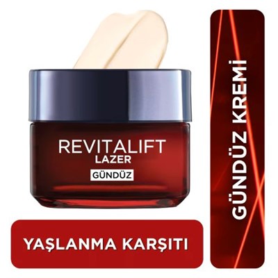 Revitalift Lazer Yoğun Yaşlanma Karşıtı Gündüz Bakım Kremi 50 ml (+40 Yaş)