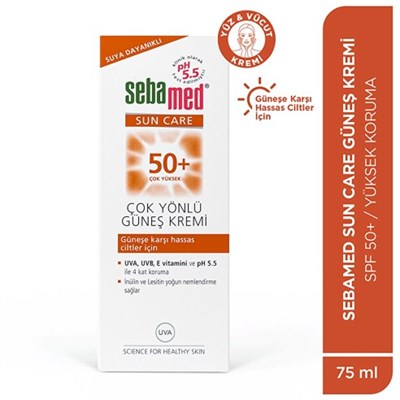 Sebamed Sun Care Suya Dayanıklı SPF 50+ Çok Yönlü Koruyucu Güneş Kremi 75 ml
