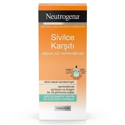 Sivilce Karşıtı Yağsız Yüz Nemlendiricisi