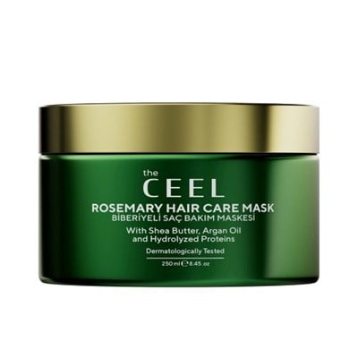 The Ceel Besleyici ve Onarmaya Yardımcı Biberiye Saç Bakım Maskesi Shea Yağı Özlü 250 ml