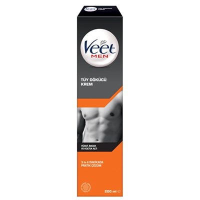 Veet Men Tüy Dökücü Krem Erkeklere Özel Normal Ciltler 200 ml