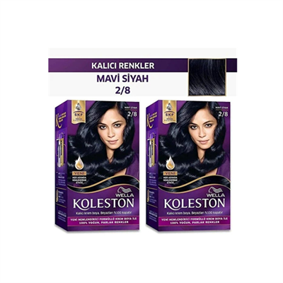 Wella Koleston Supreme Saç Boyası 2/8 Mavi Siyah x 2 adet