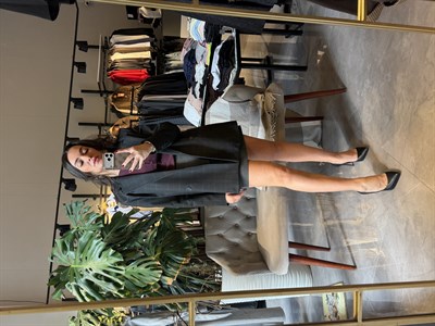 Ekoseli Blazer Ceket