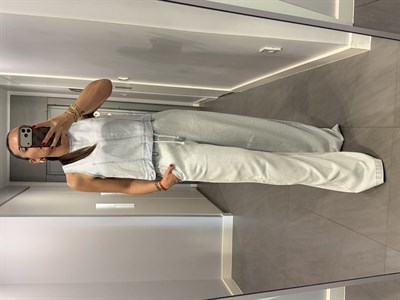 Fermuarlı Tensel Kumaş Jean Takım