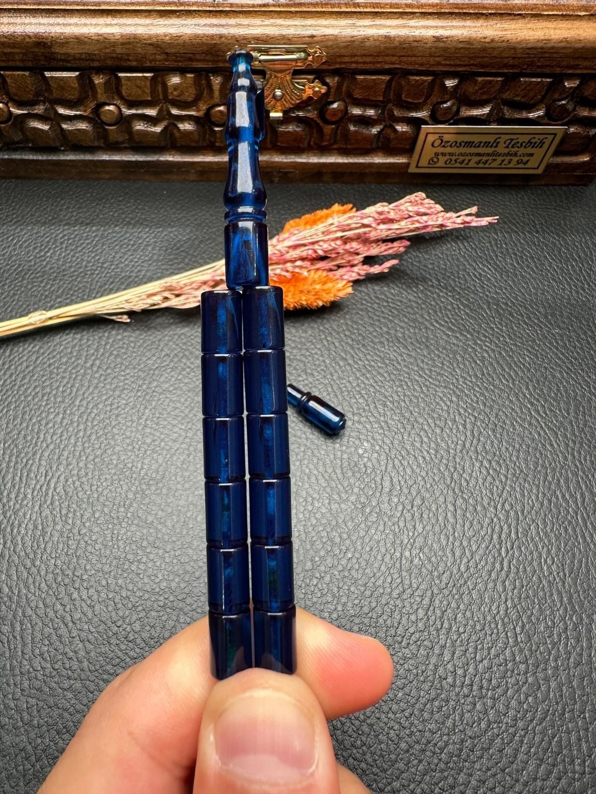 Kesme Model Ateş Kehribar Tesbih