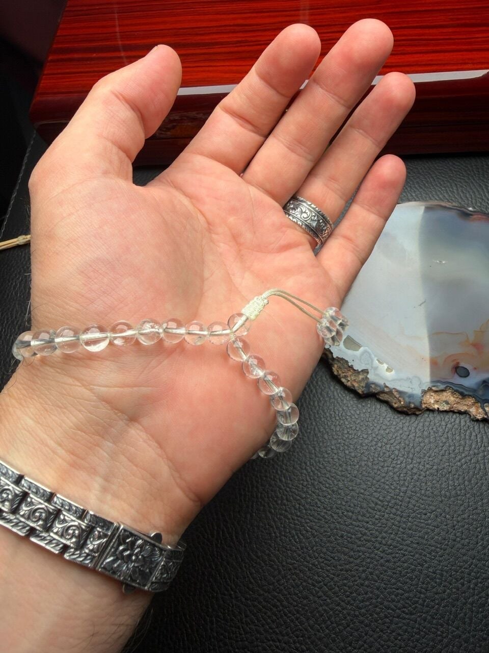 Küçük Boy Bileklik Model Kaplangözü Doğaltaş Tesbih