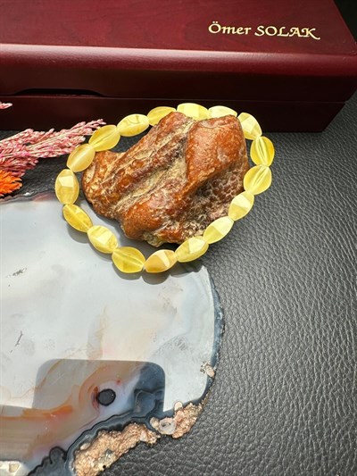 Damla Kehribar Bileklik