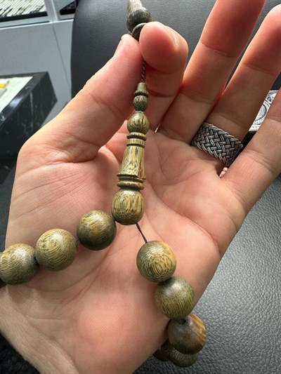 Küre Model Maskot Yeşil Pelesenk Ağacı Tesbih