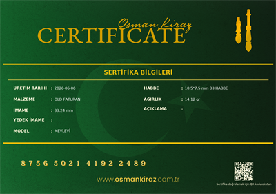 Osman Kiraz Usta İşçiliği Eski Osmanlı Sıkma Zar Kehribar Tesbih