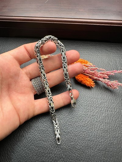 Özel Tasarım Erkek Gümüş Bileklik
