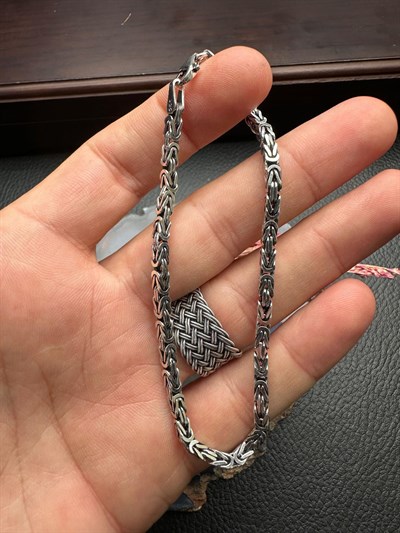 Özel Tasarım Erkek Gümüş Bileklik