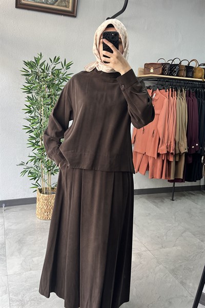 Almarwah Black Etekli Takım Kahve