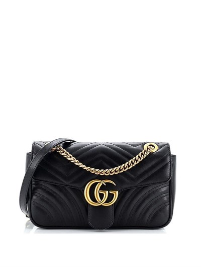 GUCCİ Deri İthal Toz Torbalı Mat Gold Zincirli Çanta