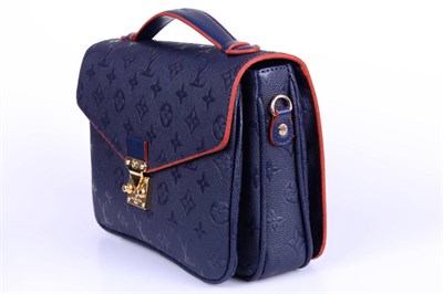 LOUIS VUITTON Hakiki Deri tasarım paslanmaz çelik aksesuarlı toz torbalı