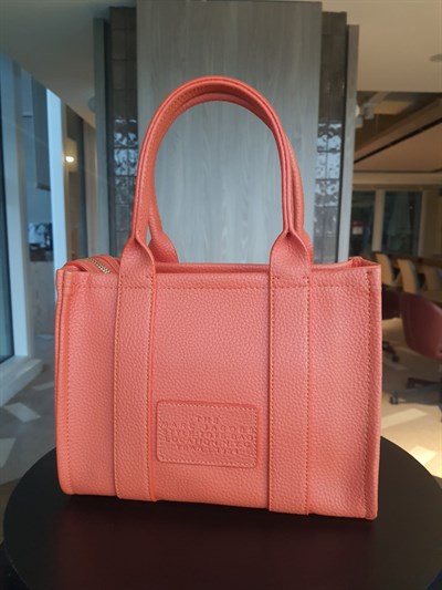 The Marc Jacobs Tote Bag İthal Deri Toz Torbalı Ayarlanabilir Askılı Orange Çanta