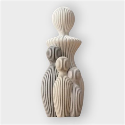 3D Dekorati̇f Ürün Love Salon Oturma Biblo – Salon İçin Dekoratif Ürün 4lü