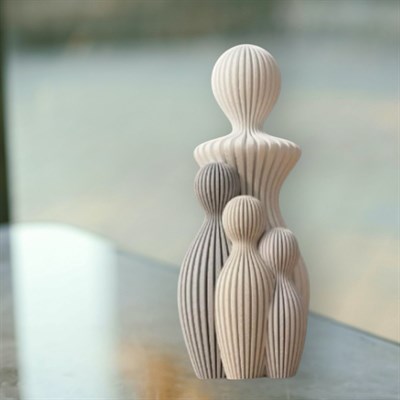 3D Dekorati̇f Ürün Love Salon Oturma Biblo – Salon İçin Dekoratif Ürün 4lü