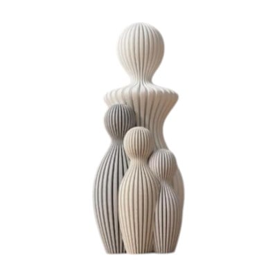 3D Dekorati̇f Ürün Love Salon Oturma Biblo – Salon İçin Dekoratif Ürün 4'lü