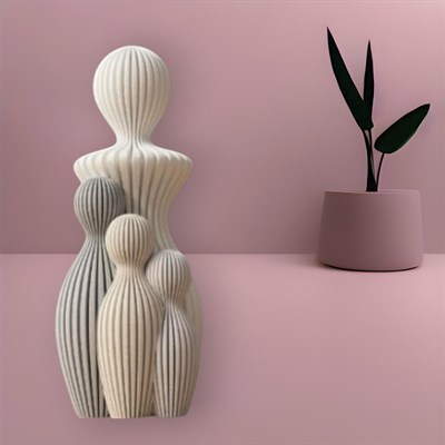 3D Dekorati̇f Ürün Love Salon Oturma Biblo – Salon İçin Dekoratif Ürün 4lü