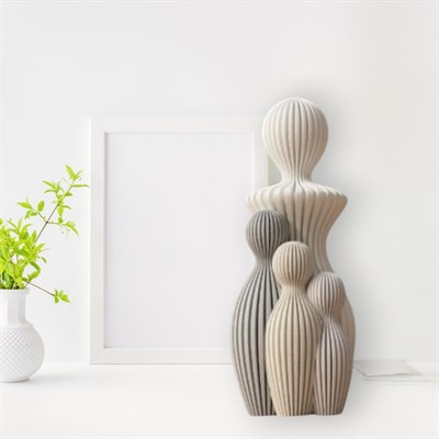 3D Dekorati̇f Ürün Love Salon Oturma Biblo – Salon İçin Dekoratif Ürün 4lü