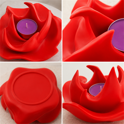3D Mumluk Kırmızı