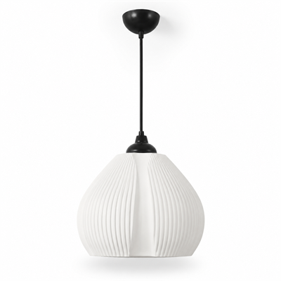 Bohem Sarkıt Avize 3D Tasarım Salon ve Oturma Odası Aydınlatması 25 X 20 CM Beyaz